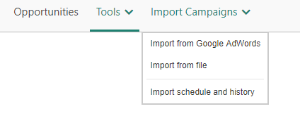 Bing's Google AdWords import tool Bing's Google AdWords import tool