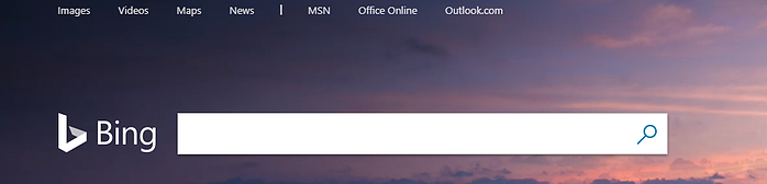 Bing search engine Bing search engine