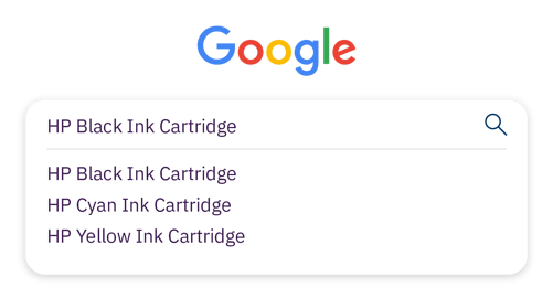 Sometimes, multiple products will show up for the same search term.