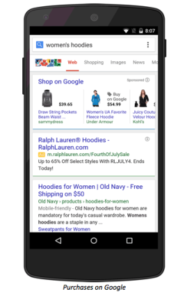 Purchase items directly from Google Shopping ads with the new buy button. Purchase items directly from Google Shopping ads with the new buy button.