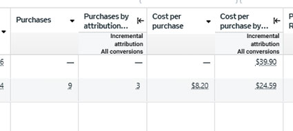 Test Meta Incremental Attribution